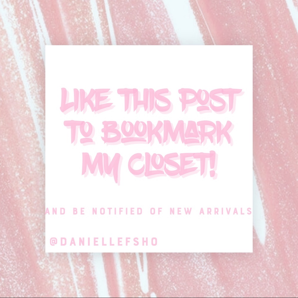 Like this post to bookmark my closet!